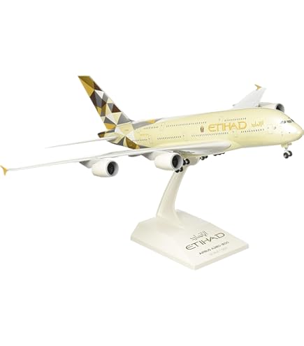 Amazon.com: Skymarks Daron Etihad 787-9 Airplane Model (1/200